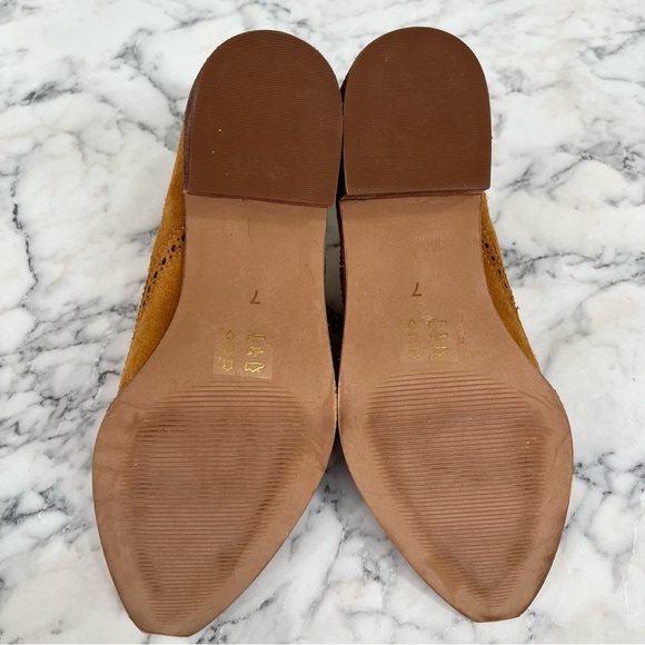 MADEWELL Grayson Brogue Brown Suede Chelsea Ankle Boots Western Cowboy Size 7 - Picture 12 of 13